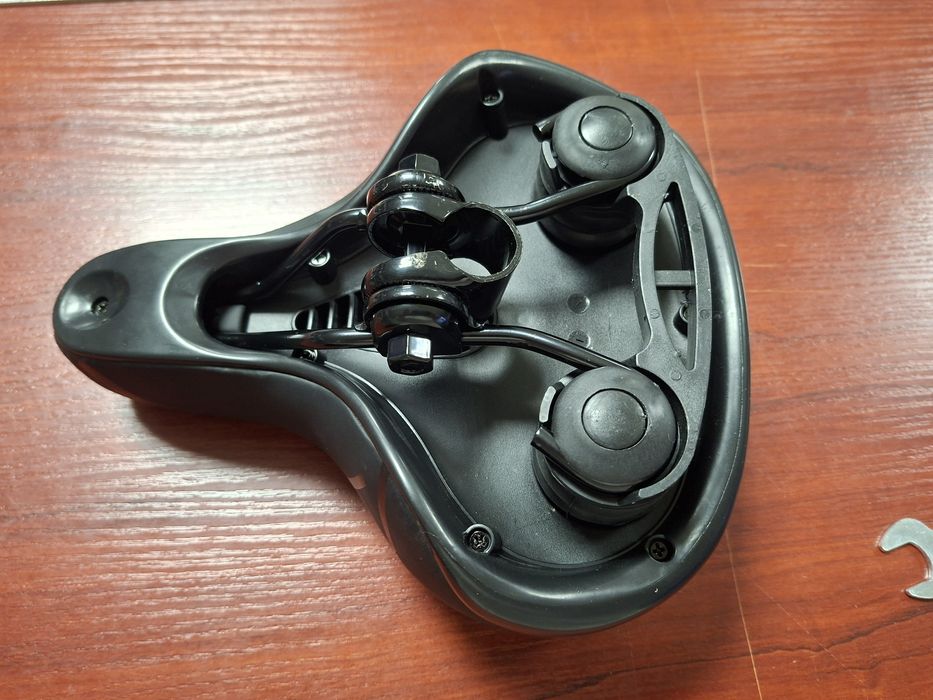 Siodełko rowerowe OSIGEI, żelowe siodełko rowerowe, szerokie, miękkie