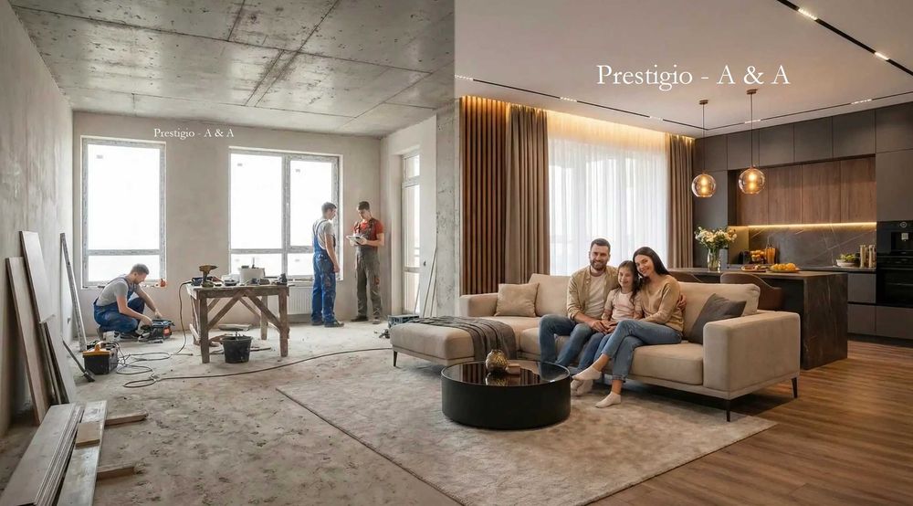 Prestamos serviços de Remodelação de apartamentos em geral ou parcial.