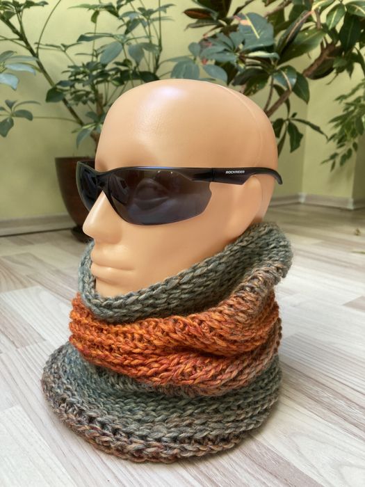 Komin szalik szydełkowy