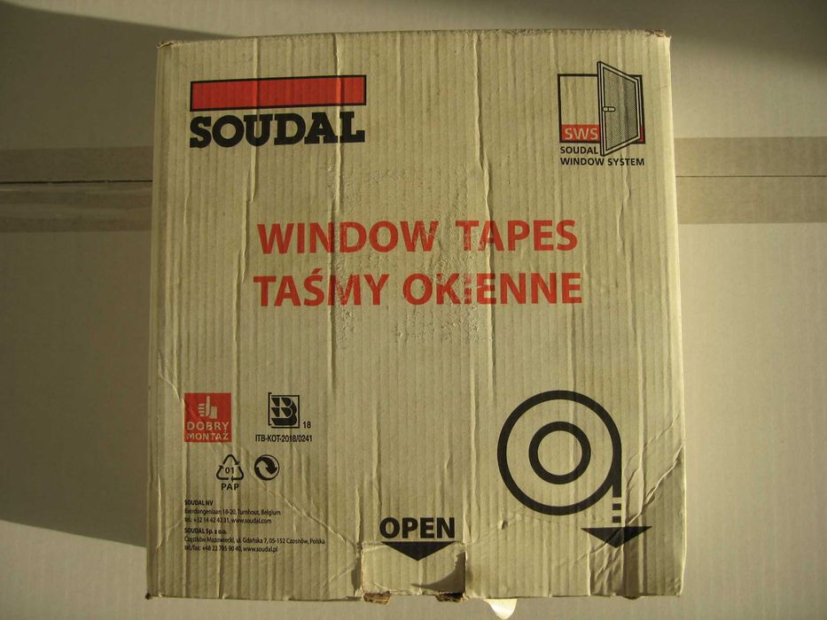 taśma okienna wewnętrzna SWS Universal 80 Saudal ciepły montaż