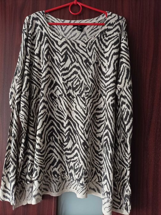 Sweter luźny cienki H&M rozm M