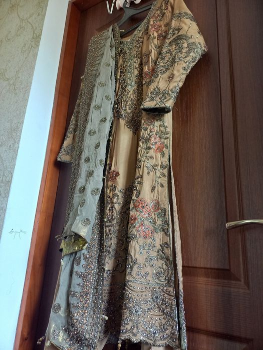 Пенджабі туніка, штани, накидка, дупата святкова р.S