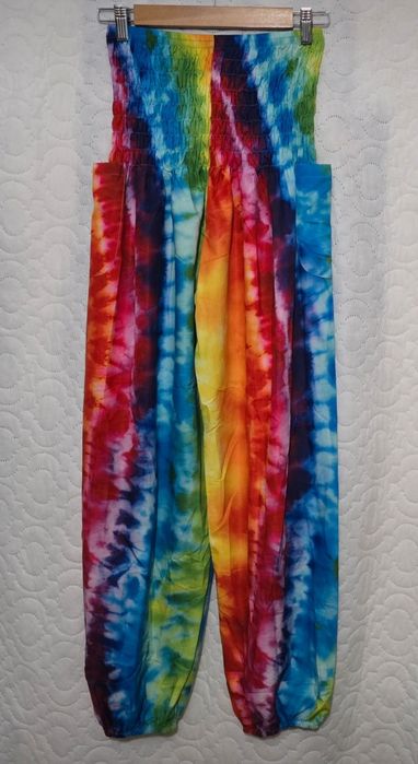 Spodnie boho tęczowe over size S- L