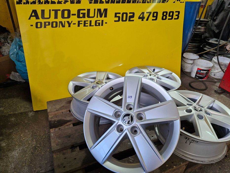 Alufelgi 5x112 16 Skoda Octavia OE 6.0"x16" ET48 VW Golf V VI