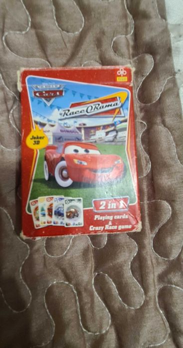 Karty do gry Zygzak Auta Cars Race gra karciana