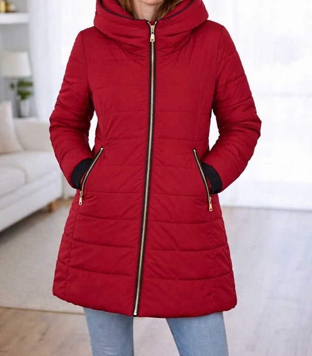 Casaco Acolchoado Vermelho