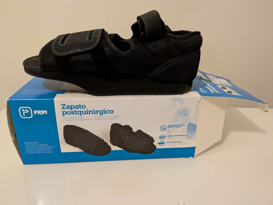 Sapato Baruk pós cirurgia