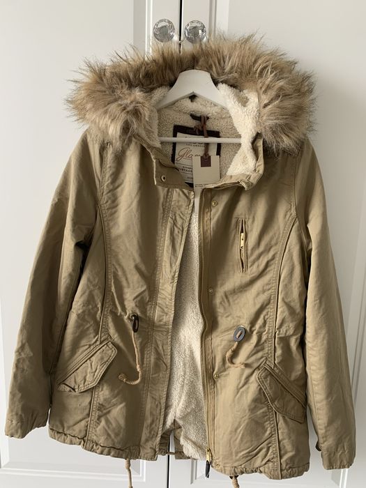 Kurtka parka Alcott rozm. M beżowy kolor niwa z metką