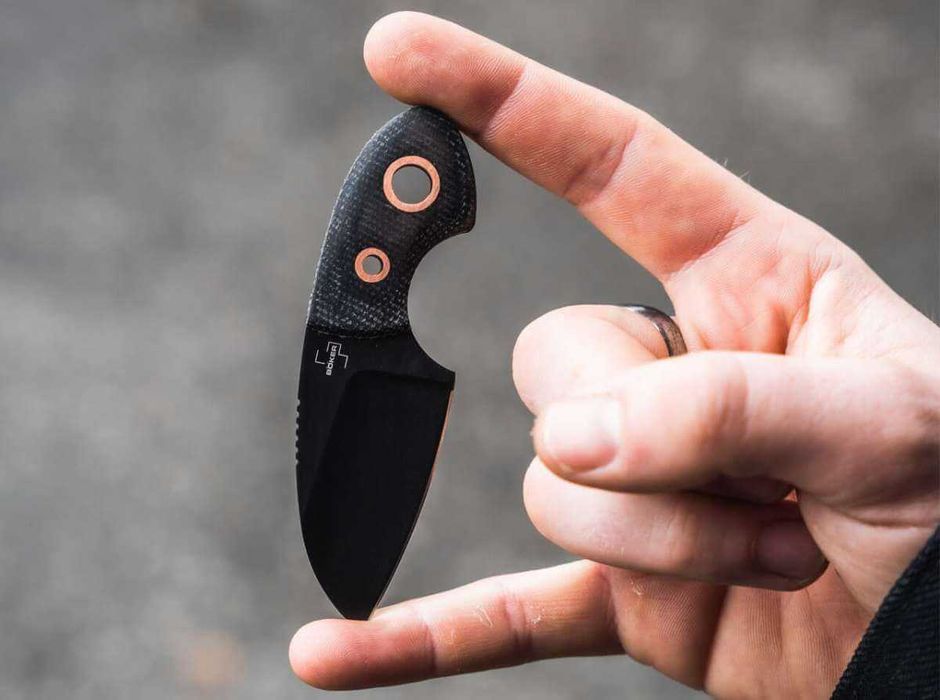 Брелок EDC компактний фіксед фултанг шийник Boker Plus Gnome