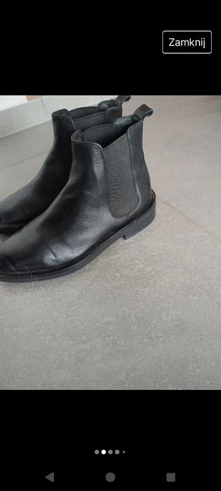 Botki skóra naturalna r.37