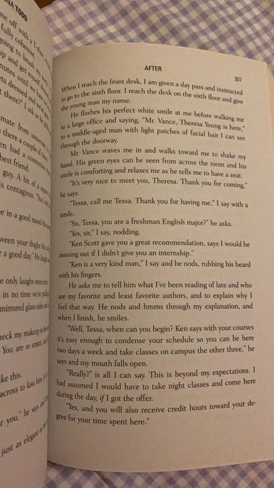 "AFTER" Anna Todd - 1º livro da coleção