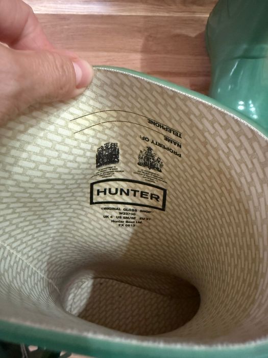Трендові Гумові чоботи фірмові брендові hunter оригінальні ідеальні