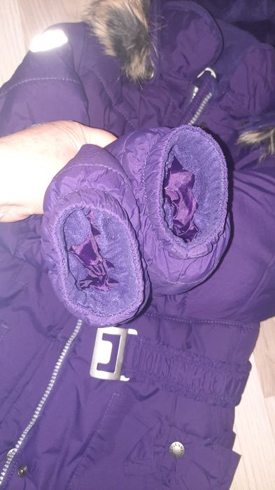 Куртка,  пальто Lenne р.122-128(шапка и шарф в подарок)