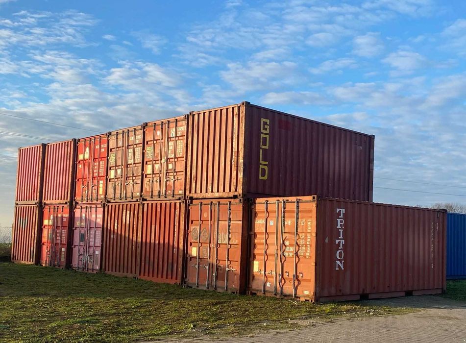Kontener magazynowy 20DV/DC (6 m) używany - Transport Cała Polska