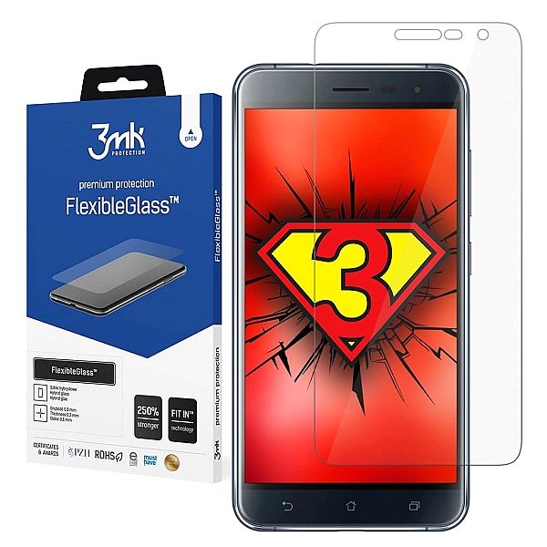 Szkło hybrydowe 3MK do Asus Zenfone 3/1 szt.