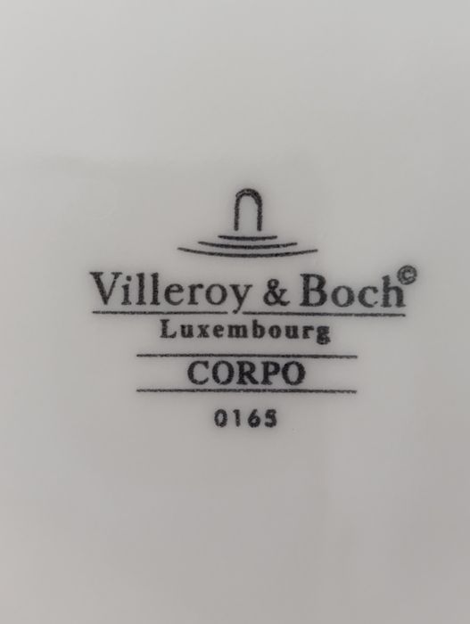 Villeroy & Boch Corpo Luxembourg — комплект 5 тарелок (24 см), редкая