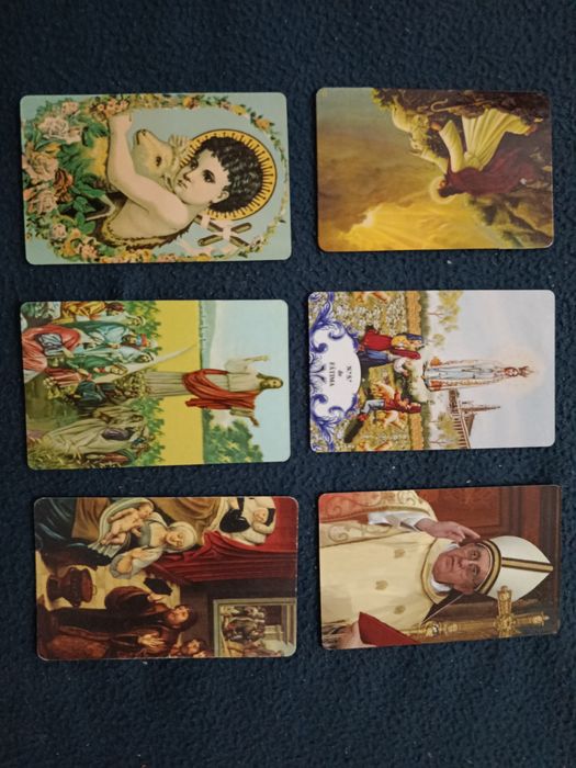Lote de Pagelas e Imagens de Calendários de Bolso