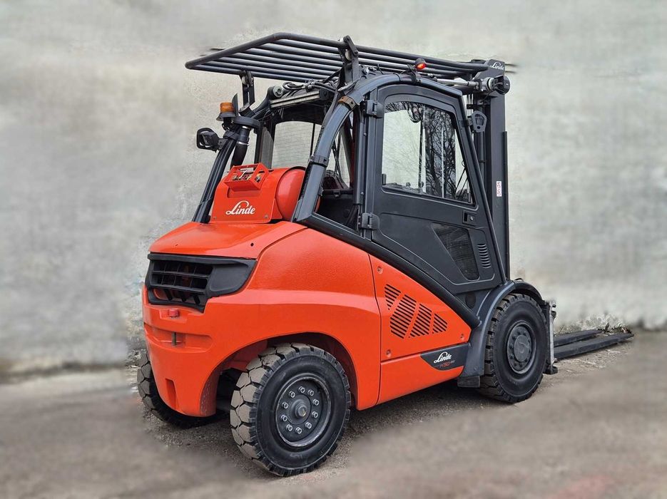 Linde H50 • 2020r • maszt TRIPLEX z wolnym skokiem • kabina z ogrzewaniem • doskonały wózek widłowy, możliwy leasing, zobacz FILM