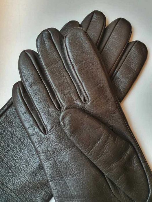 Nowe Rękawiczki Brązowe