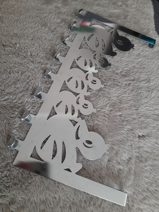 Metalowy wieszak na drzwi ozdobny kaczki