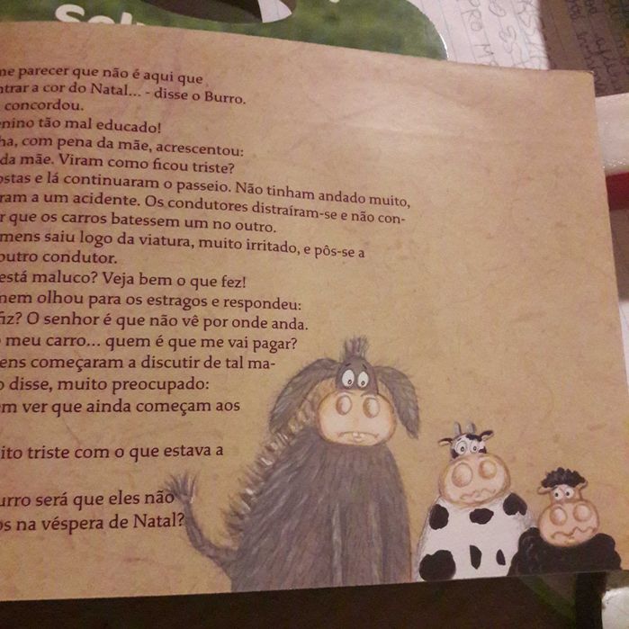 Á procura da cor do Natal Ana Cristina Luz tânia Bailão lopes bd livro infantil raro usado