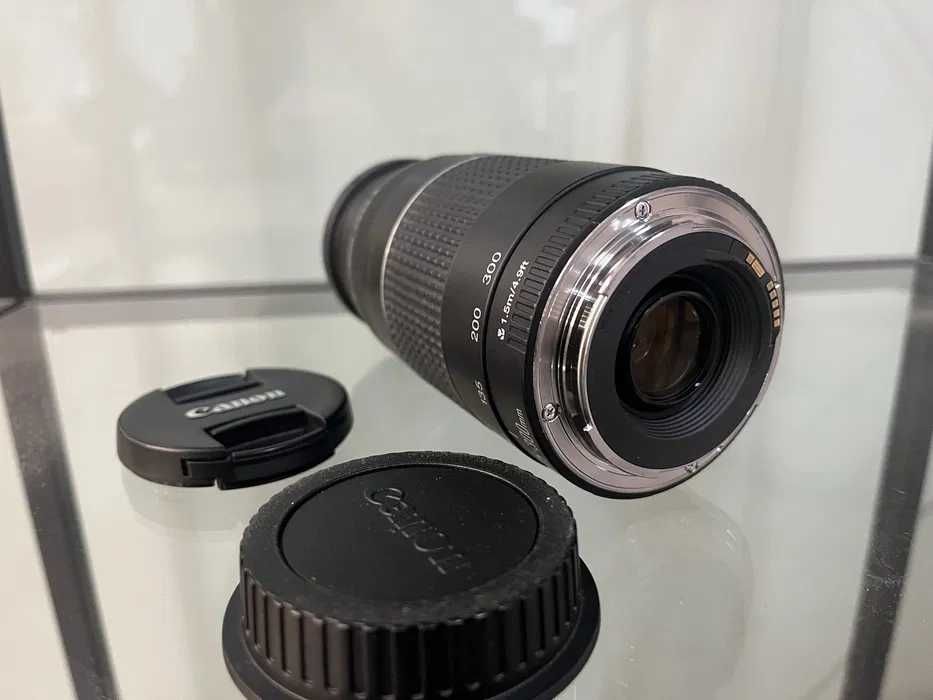 Obiektyw Canon Zoom Lens EF 75-300 teleobiektyw tele autofocus AF
