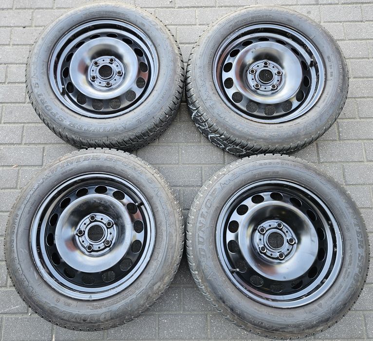 4x Felgi stalowe Volkswagen 16 5x112 ET46 57,1 Caddy Golf Jetta [1259]