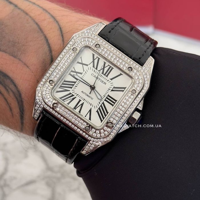 Мужские часы Cartier Santos Diamond