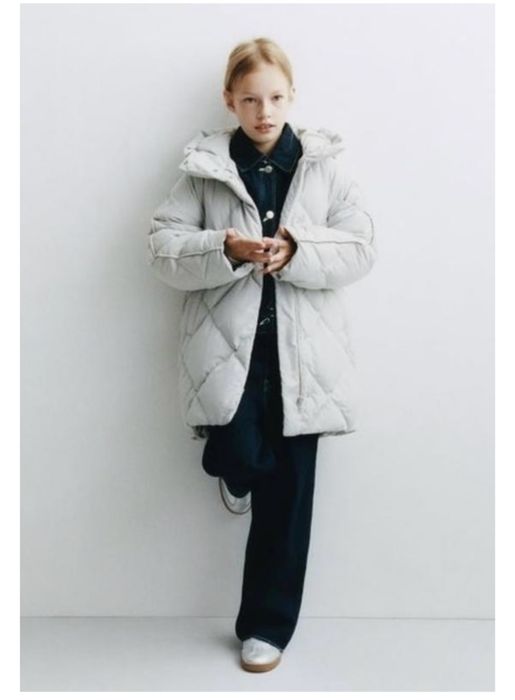 Пуховик Zara  пух-перо 152, куртка