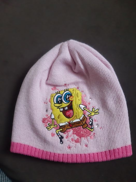 Komplet czapka szalik Sponge Bob Kanciastoporty Nickelodeon rozmiar 52