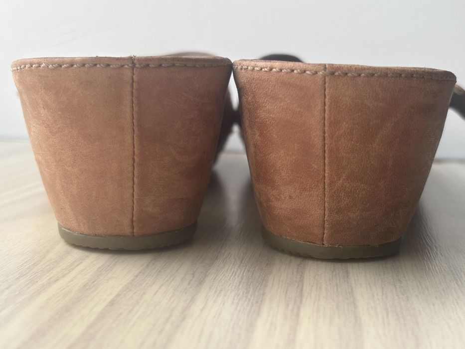 Ecco кожаные  вьетнамки 39р