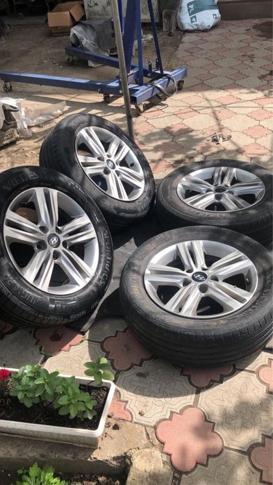 Диски с резиной,колеса,скаты,диски hyundai sonata 205.60.16