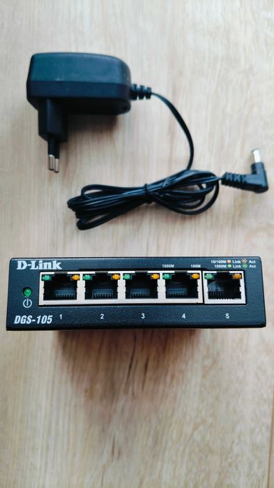 Switch D-Link DGS-105, 5x Gigabit
