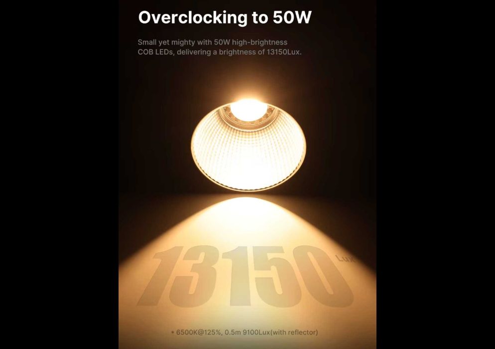 Ulanzi L023 40W Pro – професійне бі-колірне COB-світло 40W