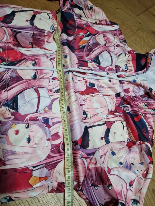 bluza z kapturem z motywem mangi anime