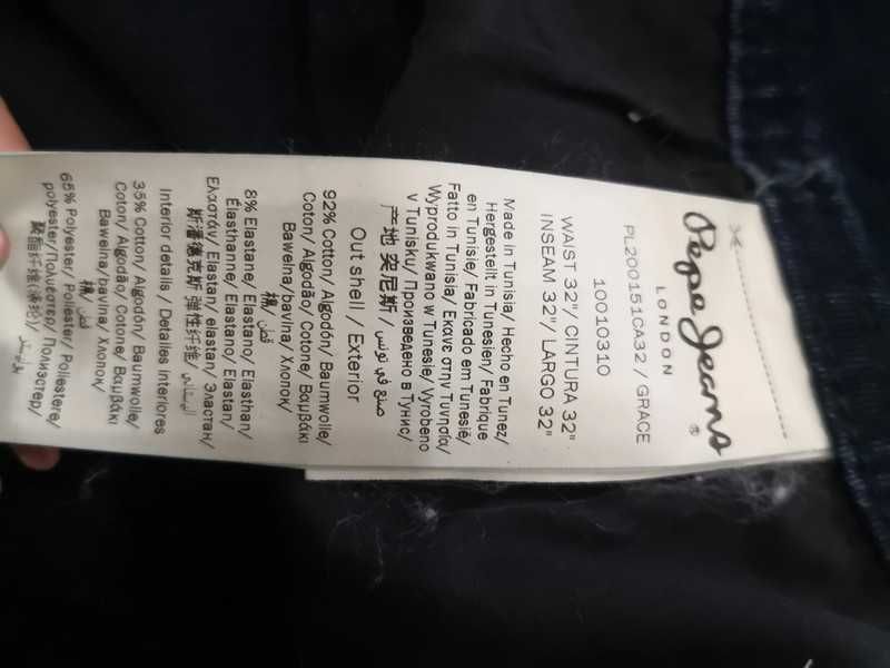 Spodnie damskie dzwony dżinsy Pepe Jeans Grace W32 L32