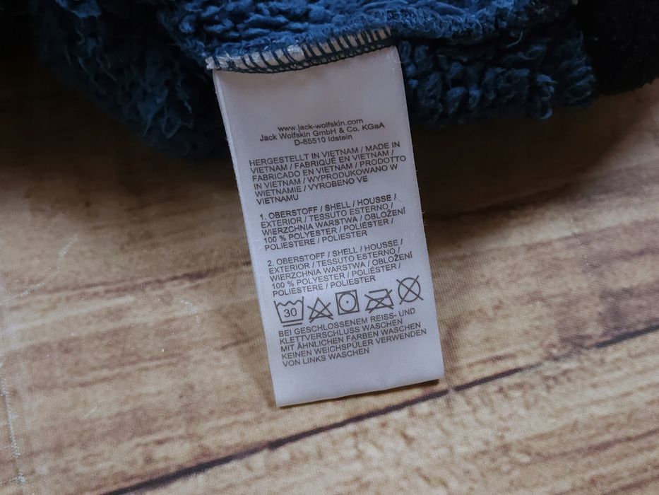 JACK WOLFSKIN Nanuk Polar Męski Sherpa Logowany r. M