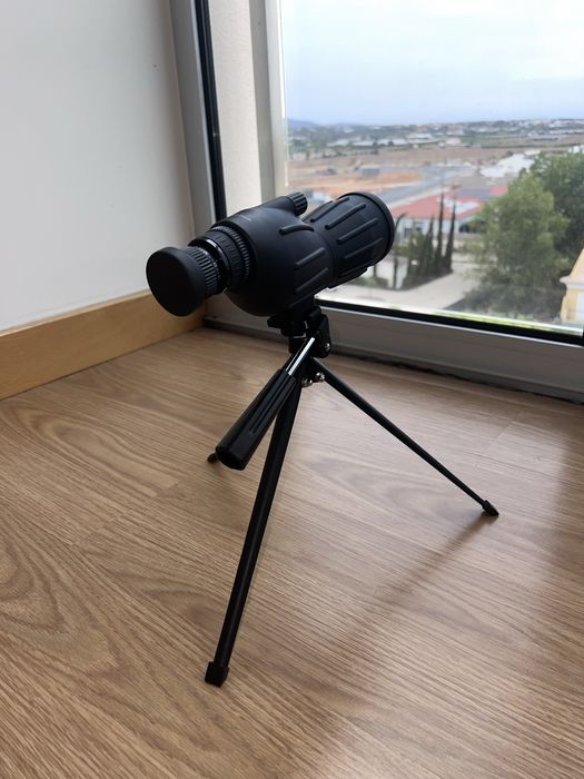 Telescopio 15-40x50 otimo para observar passaros, lua, etc….