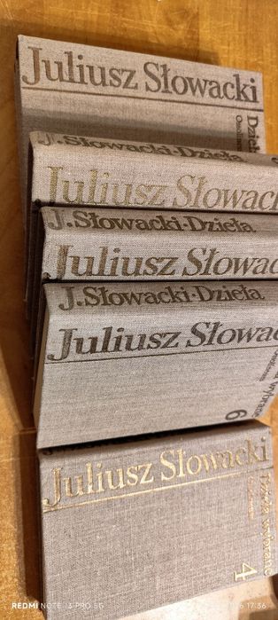 Juliusz Słowacki Dzieła wybrane 5 tomów idealne