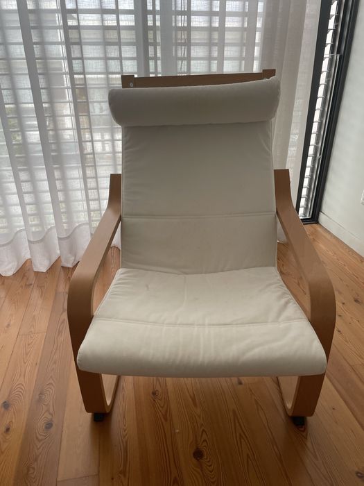 Cadeirão ikea branco