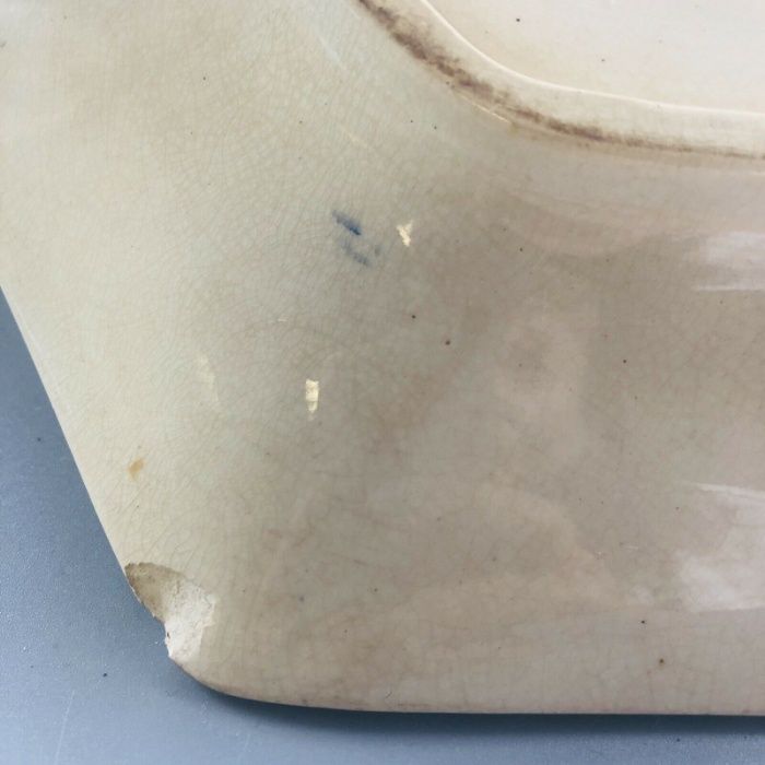 Antiga Terrina WEDGWOOD Com Prato Hexagonal E Tampa-das-Índias