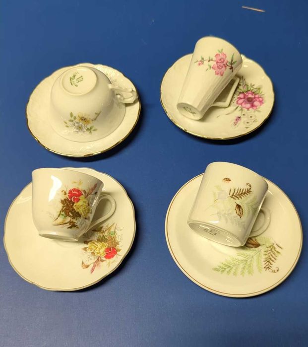 Chávenas de Café Vista Alegre,  Japão, China e Inglesas e Alfe