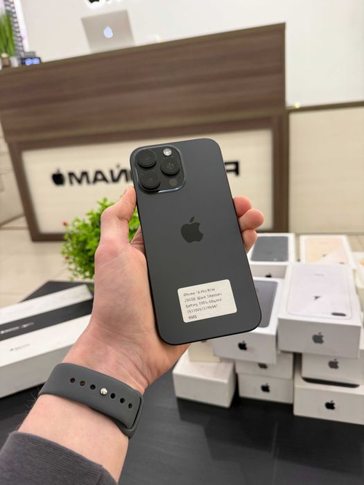 Iphone 16 pro Max 256  Gb Black Titanium aкумулятор Фізична сім