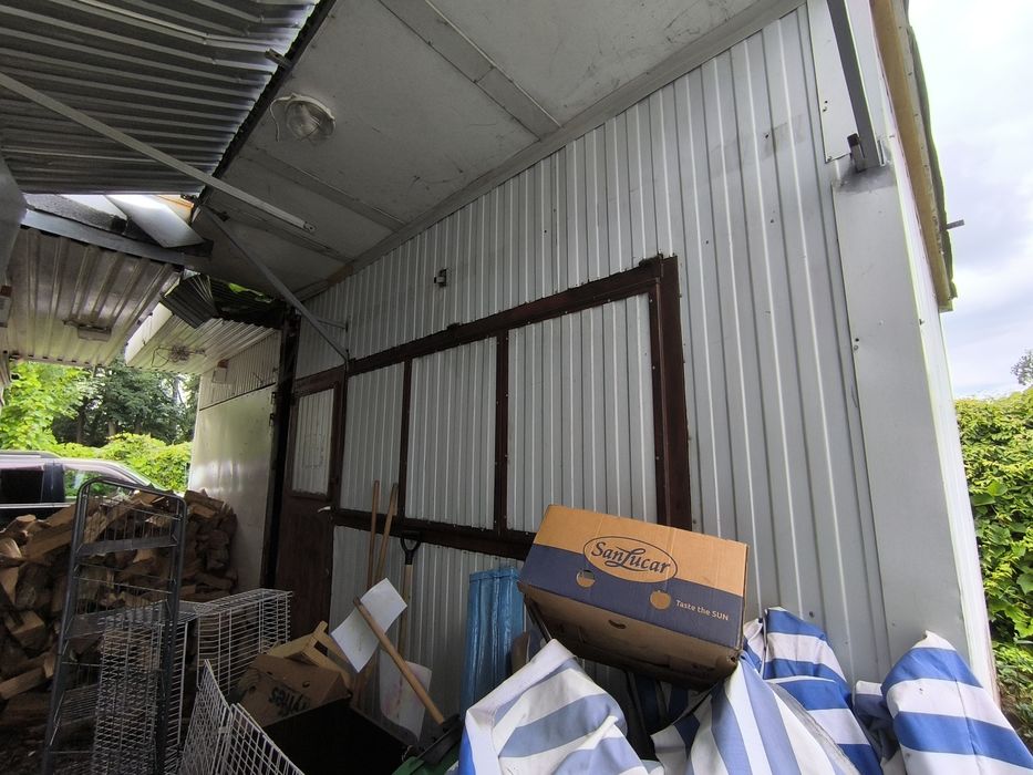 Pawilon handlowy magazyn kurnik, na drewno