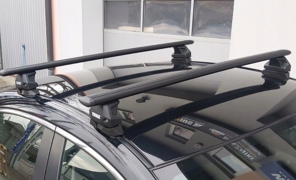 THULE: belki WingBar Evo Black + stopy Fixpoint Evo