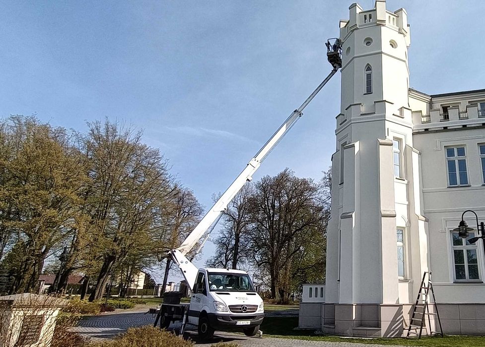 Podnosnik koszowy Zwyżka Rybnik wynajem zwyzka 24h