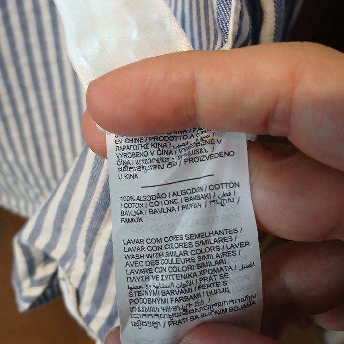 Camisa de algodão