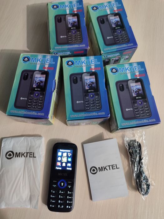 Кнопковий телефон MKTEL Новий 2 sim FM радіо фонарик  камера