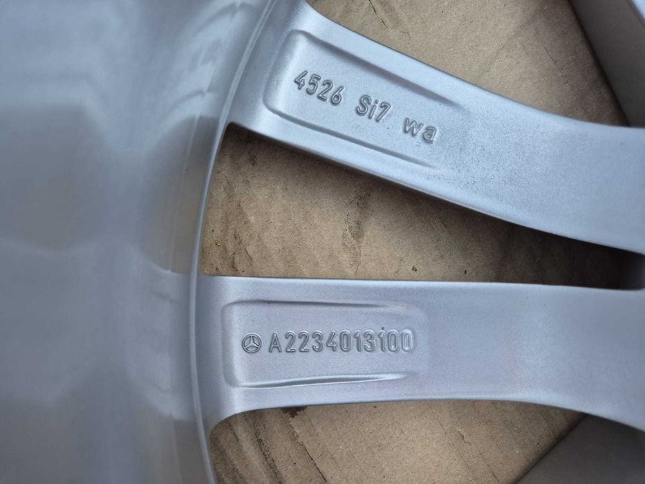 Felgi 19" 5x112 Mercedes OEM Klasa A B C E GLA GLB GLC TPMS Srebrne | #A223