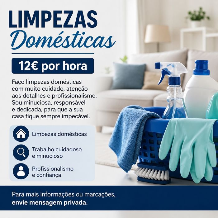 Faço Limpezas Domésticas